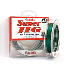Шнур плетений Fanatik Super Jig PE X8 100 m (#1.0) 0.16 mm 10.0 kg Green