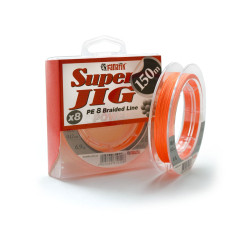 Шнур плетений Fanatik Super Jig PE X8 150 m (#0.6) 0.12 mm 6.9 kg  Orange
