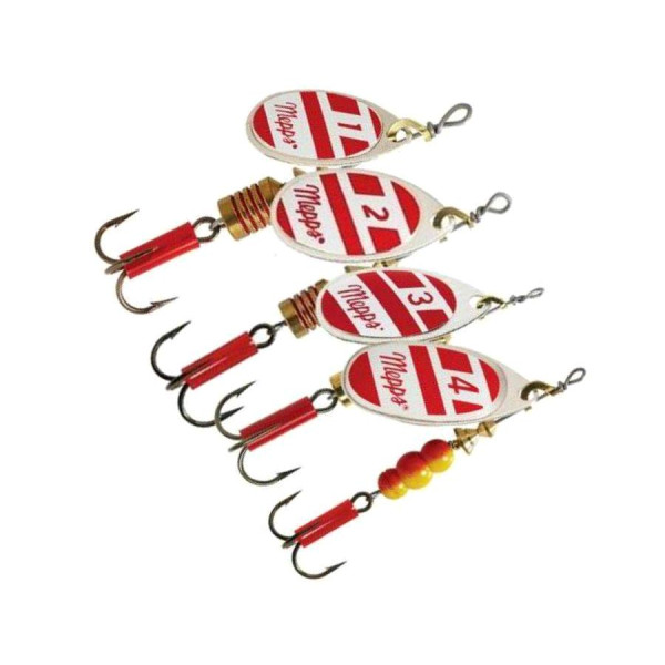 Блесна Mepps Aglia Blanc Rouge 4.5г