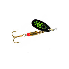Блесна Mepps Black Fury Black/Green 2.5г