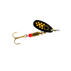 Блесна Mepps Black Fury Black/Yellow 2.5г