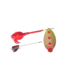 Блешня Mepps Lusox Fluo Hot Chartreuse/Gold 20.5г