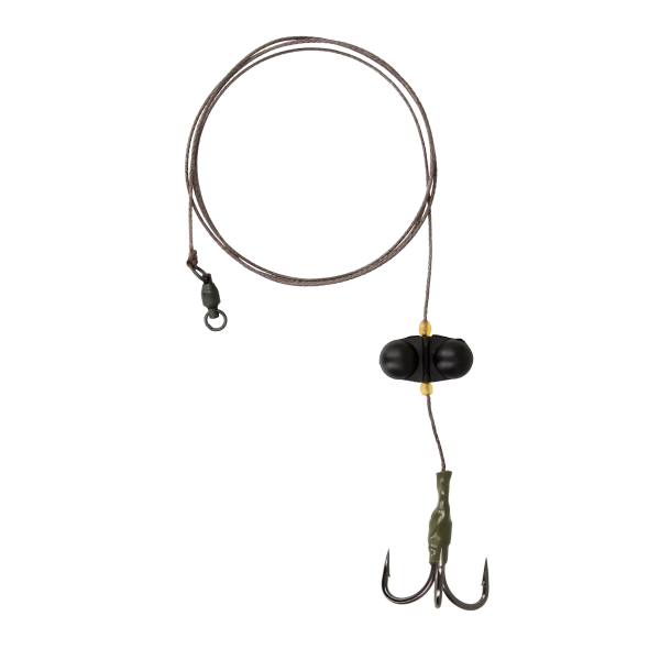 Оснащення сомове GC Treble Hook Catfish Rig With Rattle 5/0