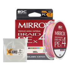 Шнур GC Mirrox PE X4 150м Multicolor #0.6