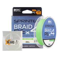 Шнур GC Sprinter PE X4 150м Lime Green #0.6