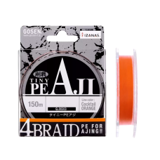 Шнур Gosen Tiny PE Aji 150м #0.2 5lb Orange