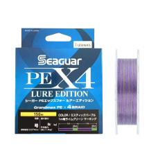 Шнур Seaguar PE X4 150м Lure Edition #0.2 3.5lb Purple