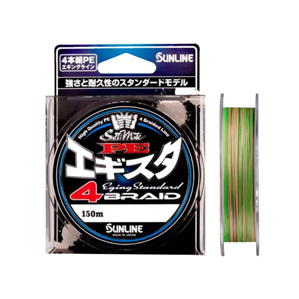 Шнур Sunline PE Egista X4 150м #0.4 6lb Multicolor