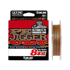 Шнур Sunline PE Jigger ULT X8 200м #0.6 10lb Multicolor