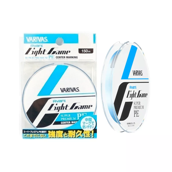 Шнур Varivas Avani Light Game Super Premium X4 150м #0.2 Blue