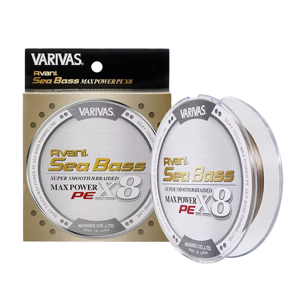 Шнур Varivas Avani Seabass Max Power PE X8 150м #0.8 16.7lb Status Gold