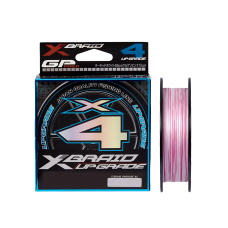 Шнур XBraid Upgrade X4 150м #0.2 4lb White/Pink