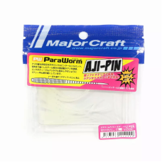 Силікон Major Craft Para Worm Aji-Pin 2.5" (8шт) Clear Glow