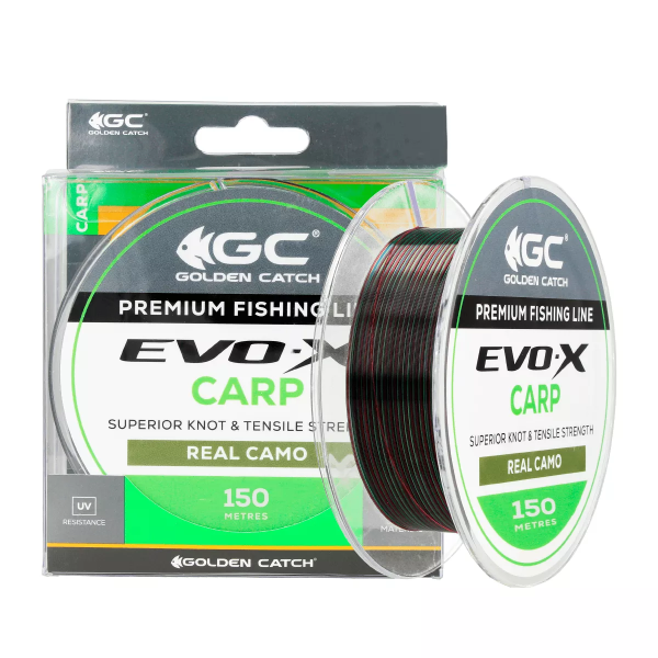 Волосінь GC EVO-X Carp 150м Real Camo 0.261мм