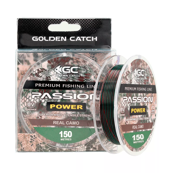 Волосінь GC Passion Power 150м Real Camo 0.181мм