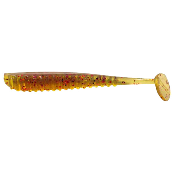 Силікон Reins Aji Ringer Shad 566 Motor Oil Red Flake (15 шт/уп.)