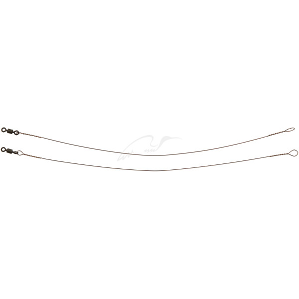 Поводок UKRSPIN Orange Spinning сталь AFW с вертлюгом 20см 9кг(20lb)/0.3мм (2шт/уп)