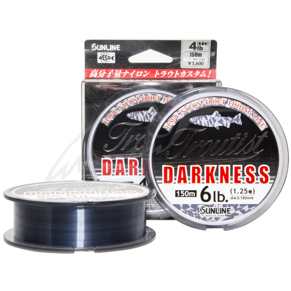 Волосінь Sunline Troutist Darkness HG 150м #0.7/0.138mm 3.5lb