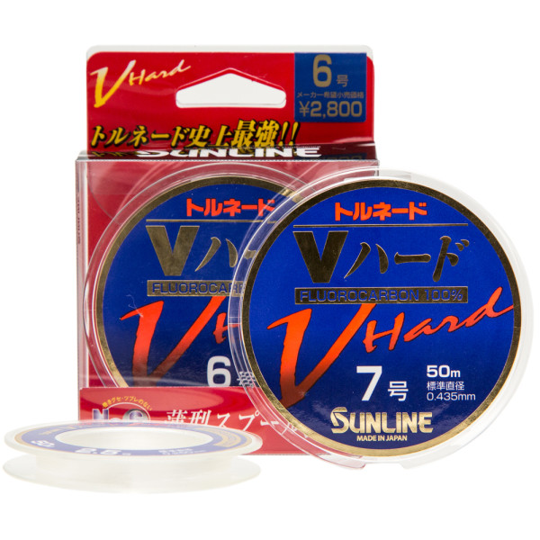 Флюорокарбон Sunline FC Tornado V Hard HG 50m #0.6/0.128mm 1.0kg