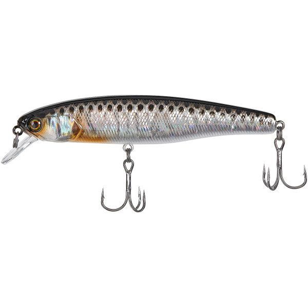 Воблер Jackall Smash Minnow 100SP 100mm 16.6g HL Silver & Black