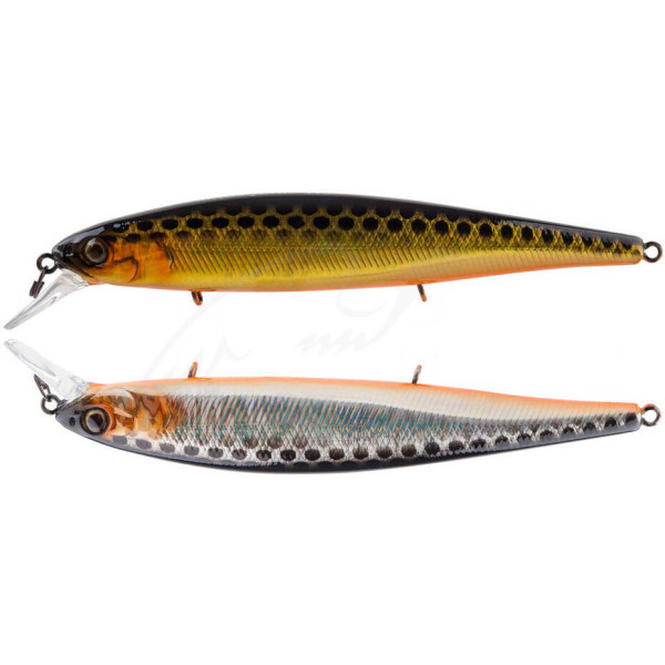 Воблер Jackall Magsquad 115 115мм 16г HL Gold & Silver Black Suspending
