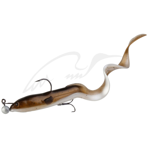 Силікон Savage Gear 3D Real Eel Loose Body 200mm 27.0g+5.0g #02 Olive Pearl NL (2+2 шт/уп)