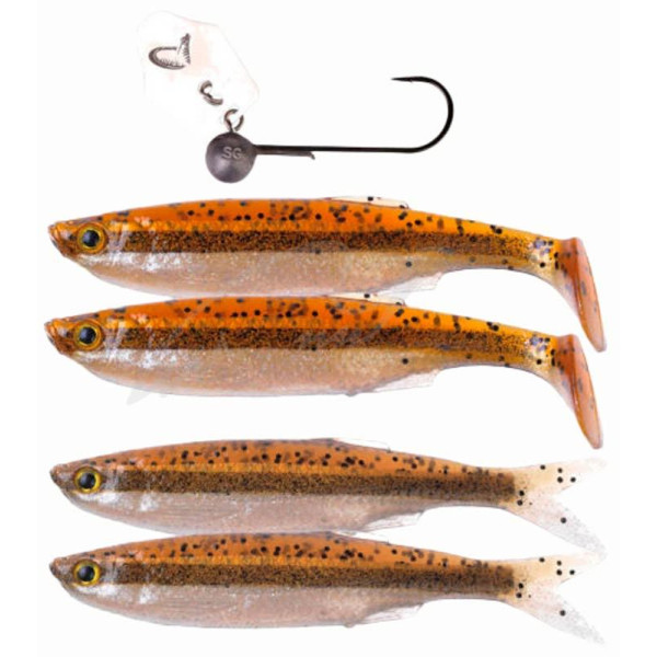 Силикон Savage Gear Crazy Blade Bleak Kit 100mm 14.0g 08-Minnow (4+1шт/уп)