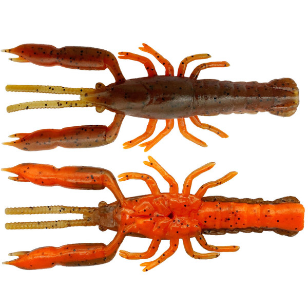 Силикон Savage Gear 3D Crayfish Rattling 55mm 1.6g Brown Orange (8 шт/уп)