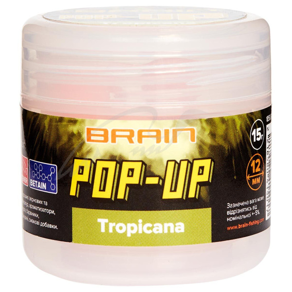 Бойлы Brain Pop-Up F1 Tropicana (манго) 10mm 20g