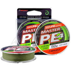 Шнур Select Master PE 150m 0.32 мм 37кг темн.-зел.