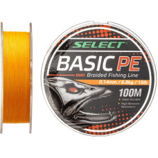 Шнур Select Basic PE Orange 150m 0.08mm 8lb/4kg