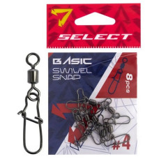Вертлюжок с застежкой Select Basic Swivel Snap #6 (9 шт/уп)