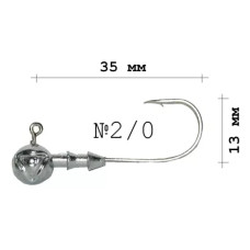 Джиг-головка Intech DJ-Head 31 №2/0 3г (4шт/уп)