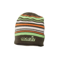 Шапка вязаная Norfin Frost в полоску (подкл.флис) 302772-BR XL