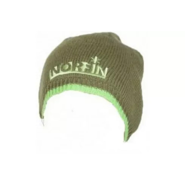 Шапка вязаная Norfin Viking (подкл.флис, ц:черный) р.L