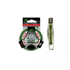 Леска Intech Khaki Ice Line moss green 30м 0.126мм 1.4кг