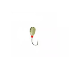 Мормышка Intech Ice Jig Капля с отверстием 0.2г/ 2.5мм, цвет: 08 мрамор