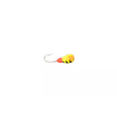 Мормышка Intech Ice Jig Капля с отверстием 0.2г/ 2.5мм, цвет: 09 оса