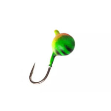 Мормышка Intech Ice Jig Шарик с ушком 0.28г/ 3мм, цвет: 05 арбуз