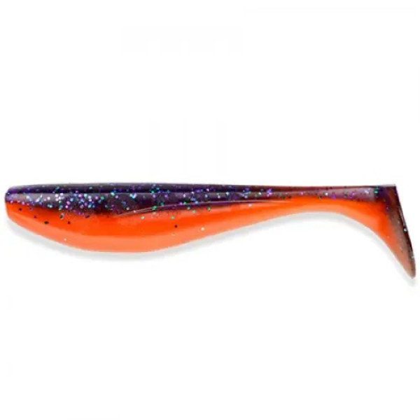 FishUP Wizzle Shad 3" (8шт), #207 - Dark Violet/Orange