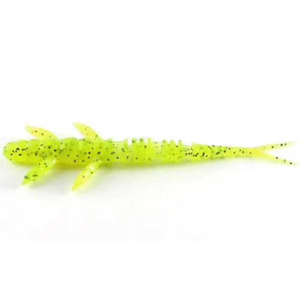 FishUP Flit 3" (8шт), #055 - Chartreuse/Black