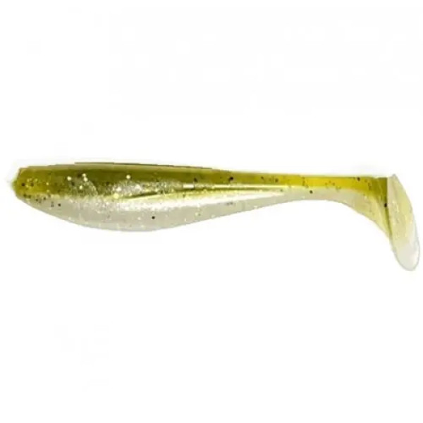 FishUP Wizzle Shad 3" (8шт), #202 - Green Pumpkin/Pearl