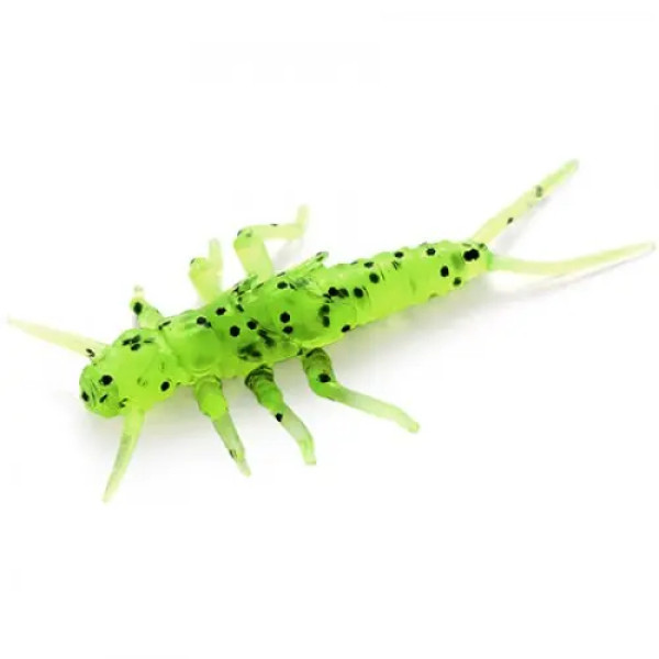 FishUP Stonefly 0.75" (12шт), #055 - Chartreuse/Black