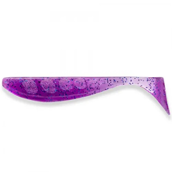FishUP Wizzle Shad 5" (4шт), #014 - Violet/Blue