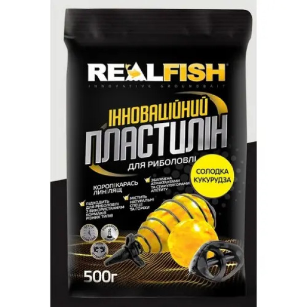 Пластилин RealFish Солодка кукурудза, 0,5 кг