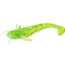 FishUP Catfish 3" (8шт), #026 - Flo Chartreuse/Green