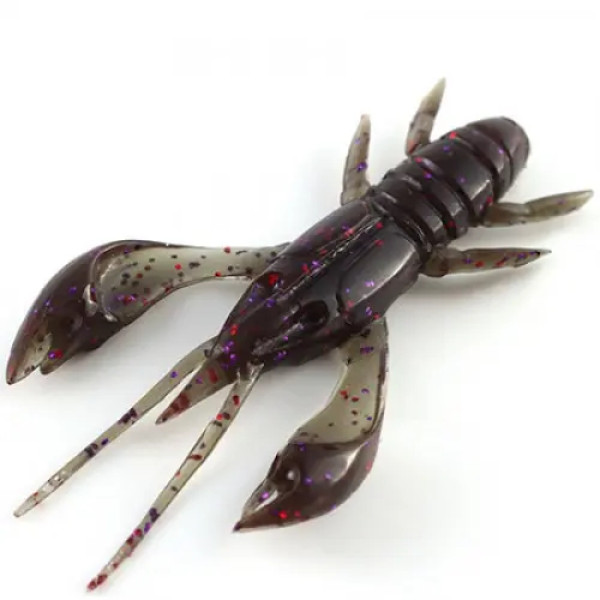 FishUP Real Craw 2" (7шт), #050 - Green Pumpkin Brown/Red & Purple