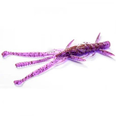 FishUP Shrimp 3" (9шт), #016 - Lox/Green & Black