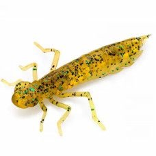 FishUP Dragonfly 1.7" (8шт), #036 - Caramel/Green & Black
