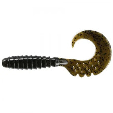 FishUP Fancy Grub 2" (10шт), #043 - Watermelon Brown/Black